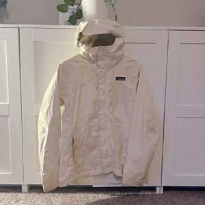 Womens Patagonia H2No Off White Rain Jacket Shell